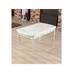 Hanah Home Proširivi Trpezarijski Sto Trend Carrara