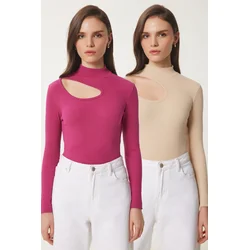 Happiness Istanbul Ženska bluza Gt00235, Roze