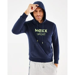 MEXX Muški duks sa kapuljačom, Teget