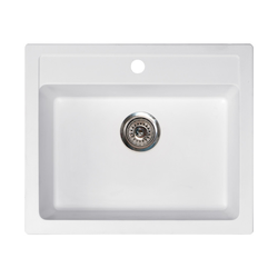 Granitna sudopera XQuadro 60 bela