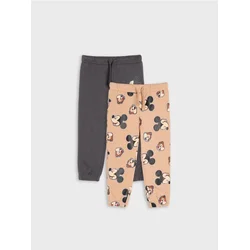 Sinsay - Komplet od 2 jogger donja dela trenerke Mickey Mouse - antracit