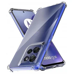 Techsuit Shockproof Clear Silicone prozirna maskica otporna na udarce za Motorola Moto G56