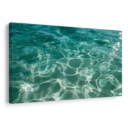 Slika turkizna gladina v odsevih - 150x100