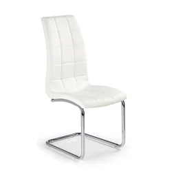 Halmar Jedilni stol K147 - bel/krom