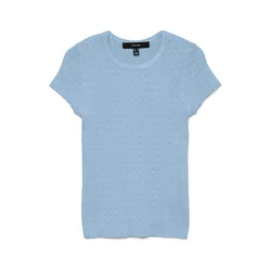 VERO MODA Pulover VMSilje svetlo modra