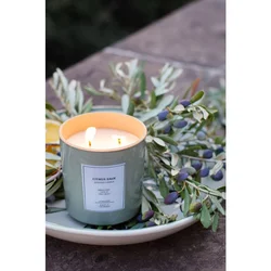 Set mirisnih sveća Le Jardin Citrus Sage (2 komada)