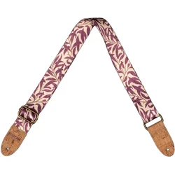 Cascha CUS-VC4 Vegan Cork Jermen za ukulele Mauve Leaves