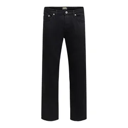 Only & Sons Kavbojke ONSEDGE črn denim