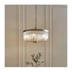 Endon 119110 - Luster na lancu CLERMONT 5xE14/6W/230V mesing