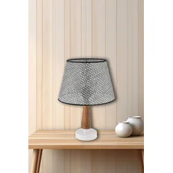 Opviq Stona lampa 302 Hazeran, 60 W, 43 cm, Siva