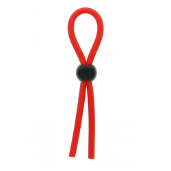 DREAMTOYS Podesivi prsten za penis Laso, Crveni