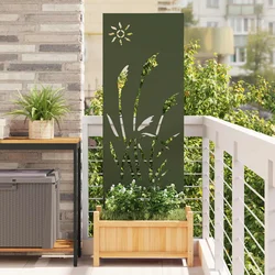 Privatnost u vrtu Rezbarija Maslinovo zelena 50 x 140 cm