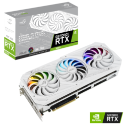 ROG-STRIX-RTX3090-O24G-WHITE ROG Strix GeForce RTX 3090 24GB GDDR6X White OC PCIE