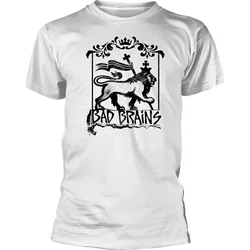 Bad Brains Majica Lion Unisex White L