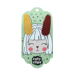 SNAILS šnalica za kosu Bunny Ears Žuto-Crvena