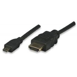 E-GREEN Kabl HDMI (M) - HDMI Mikro-D (M) 1.5m crni