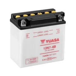 Yuasa Standard Motorcycle Battery 12N7-4B