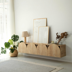 HANAH HOME TV polica Mesta Oak