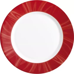 Bormioli Rocco plitev krožnik Careware 25,5 cm, rdeč (6 kos)