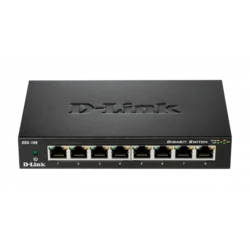 LAN Switch D-Link DGS-108GL/E 10/100/1000Mbps 8port Metal Gigabit
