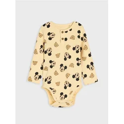 Sinsay - Pamučni bodi Mickey Mouse - krem
