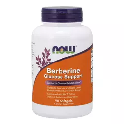 NOW FOODS Berberine Glucose Support, 90 kaps.