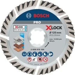 Diamantna plošča PRO Multi Material X-Lock, 125 x 22,23 mm, 22,23 mm