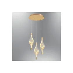 Opviq luster Hare 3439-3A-3, LED 28 W, žuti
