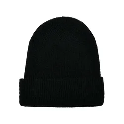 Recycled Waffle Knit beanie black