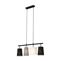 Brilo 4027-045 - Viseći luster na sajli SHADES 4xE27/40W/230V