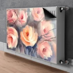 tulup.si Pokrov radiatorja Oranžne vrtnice 90x60 cm