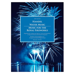 HANDEL:WATER MUSIC,ROYAL FIREWORKS CEMBALO ODER ORGAN