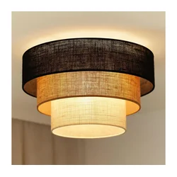 Brilagi -Plafonsko svetlo ASPEN LUNETA 1xE27/15W/230V pr. 45 crna/bež/krem