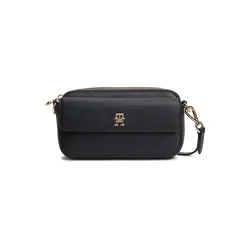 TOMMY HILFIGER Torba za čez ramo  črna