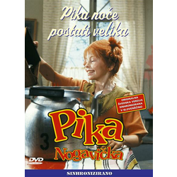 DVD risanka PIKA NOGAVIČKA: PIKA NOČE POSTATI VELIKA