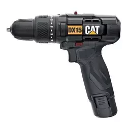 CAT Akumulatorska vibraciona bušilica DX15.1, 12V + Baterija, 2.0 Ah + Punjač za baterije, 1.5 A
