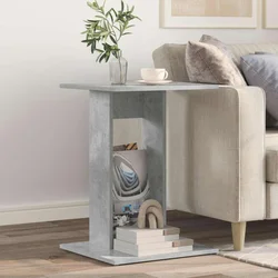 Bocni stol Betonski sivi 45 x 40 x 62,5 cm Konstruirano drvo