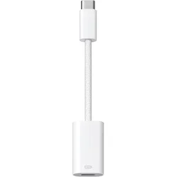 Apple adapter USB-C v Lightning bele barve MUQX3ZM
