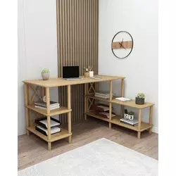 HANAH HOME Radni sto u boji hrasta Legno