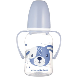 Canpol babies flasica sa drskama cute animals 120ml (11/823) - blue ( 11/823_blu )