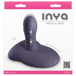 NS Novelties Inya Thrust & Grind Rechargeable Grinding Pad App Controlled Purple