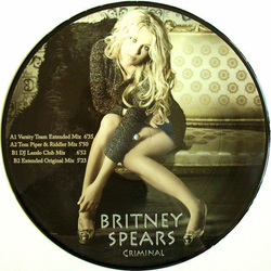 Britney Spears Criminal (12 Picture Disc EP)