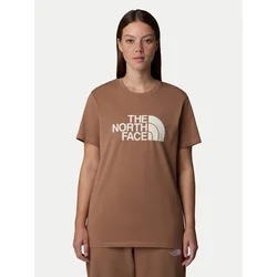 The North Face Majica Easy NF0A8A6G Rjava Loose Fit