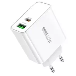 Remax Strujni Fast punjac Kiddy 1xUSB 3.0 + 1xTIP C 65W RP-U125, beli REMAX ( 840 )