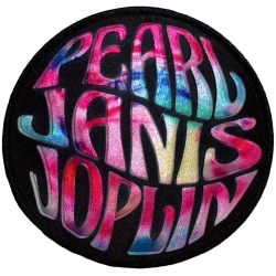 Janis Joplin Pearl Circle Iron-On Patch