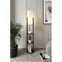 Opviq Podna lampa Radiante, 135 cm, Smeđa
