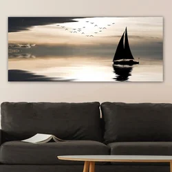 Wallity Slika na platnu 50x120cm