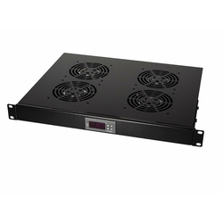 LOGILINK Ventilator panel sa 4 ventilatora i termostatom, 1U, 465 x 350