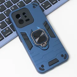 Torbica Cube Ring za Xiaomi 13 tamno plava