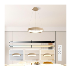 Brilagi - LED prigušiva luster na sajli FALCON MODERN LED/30W/230V 40 cm bež + daljinski upravljač